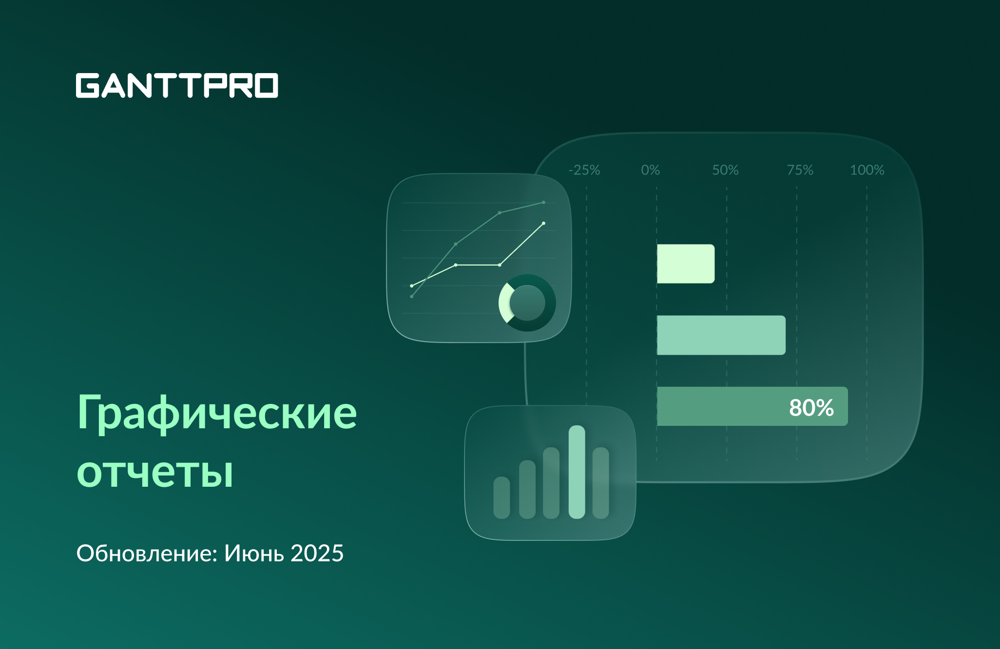 Релиз GanttPRO: графические отчеты