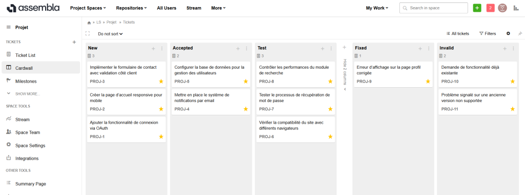 Alternative a Jira : Assembla 
