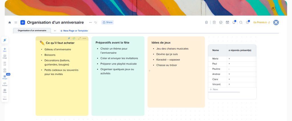 Alternatives à Notion : XTeiles 