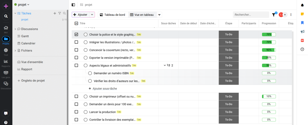 Alternative a Google Sheets: ProofHub