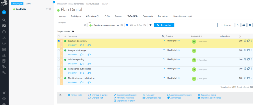 Alternative a Google Sheets: Twproject