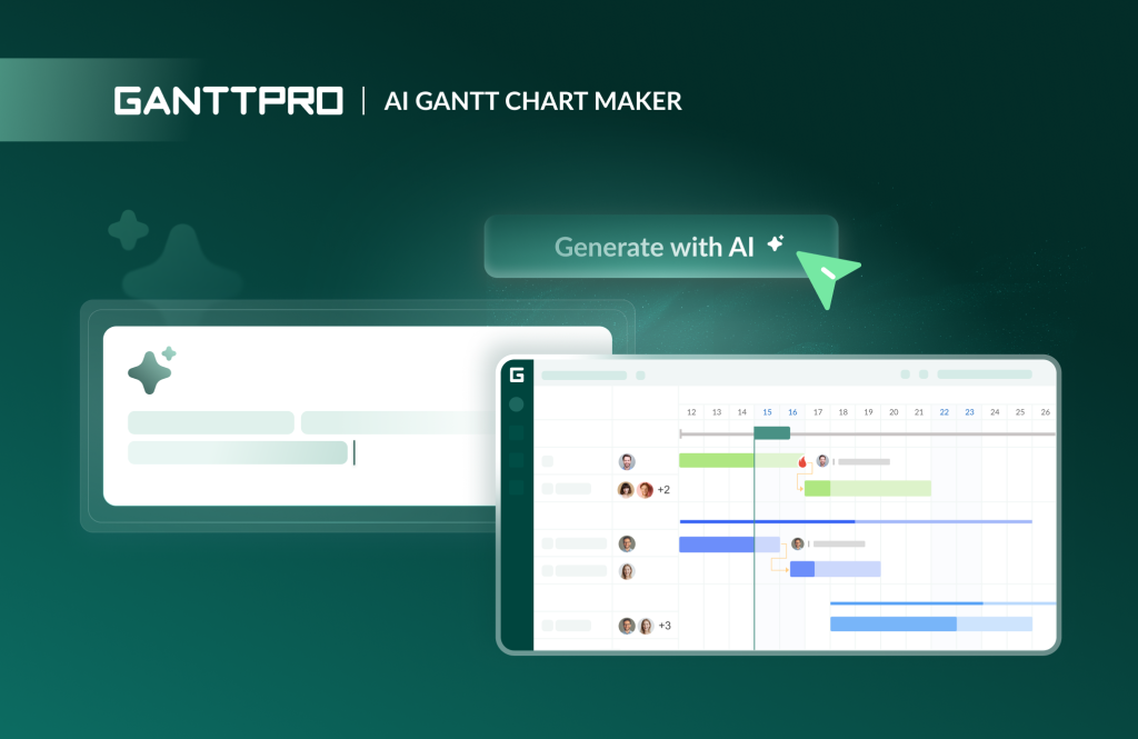 GanttPRO's AI Gantt chart maker