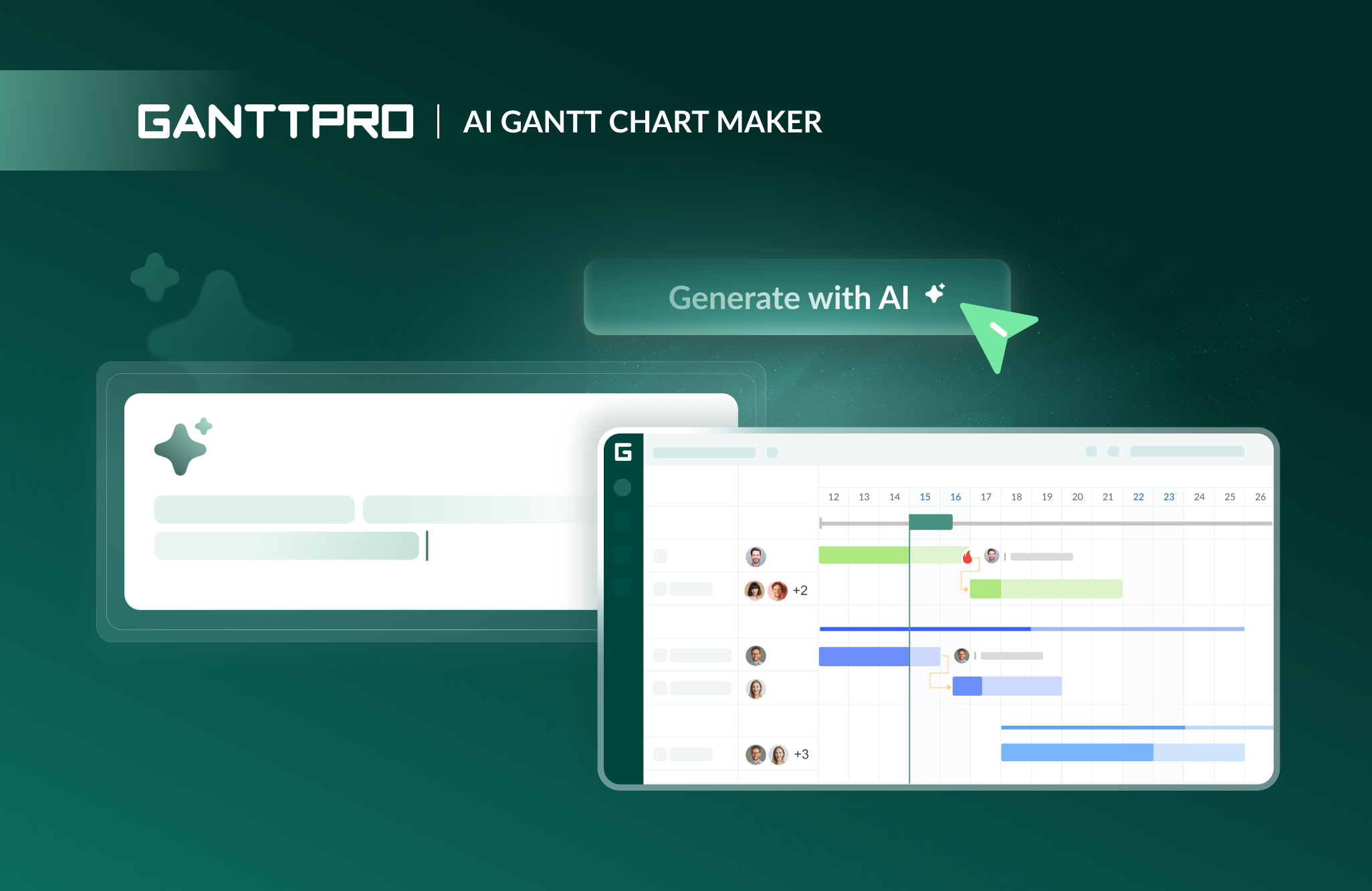 GanttPRO's AI Gantt chart maker