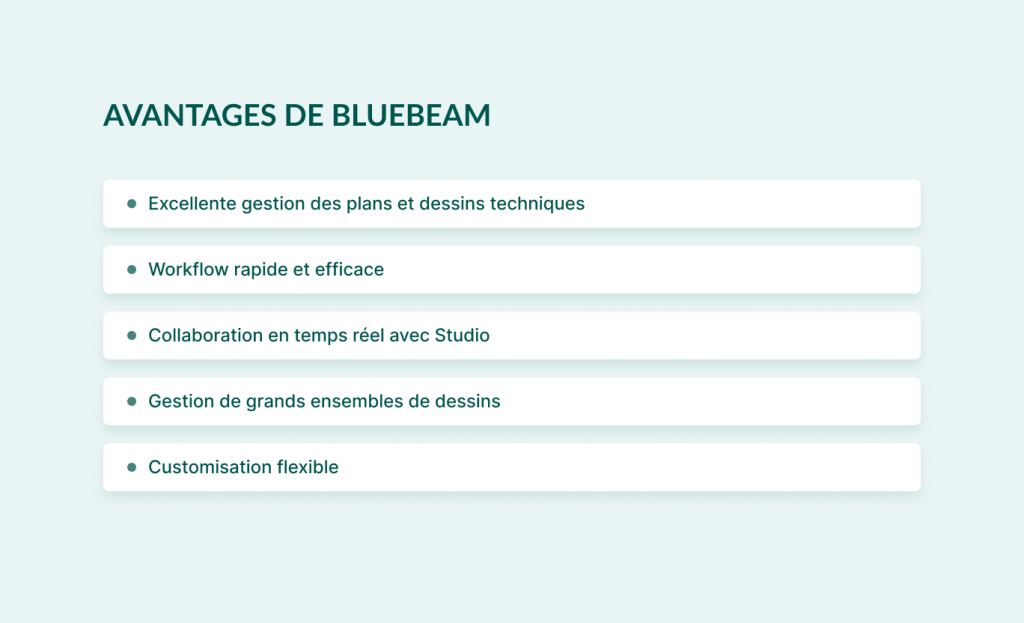 Alternative a Bluebeam: avantages  