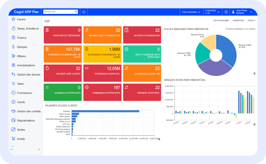 Logiciels de gestion dentreprise: Interface Cegid