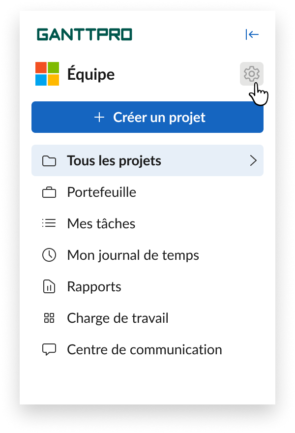Comment configurer votre projet dans GanttPRO: definir le statut d un projet
