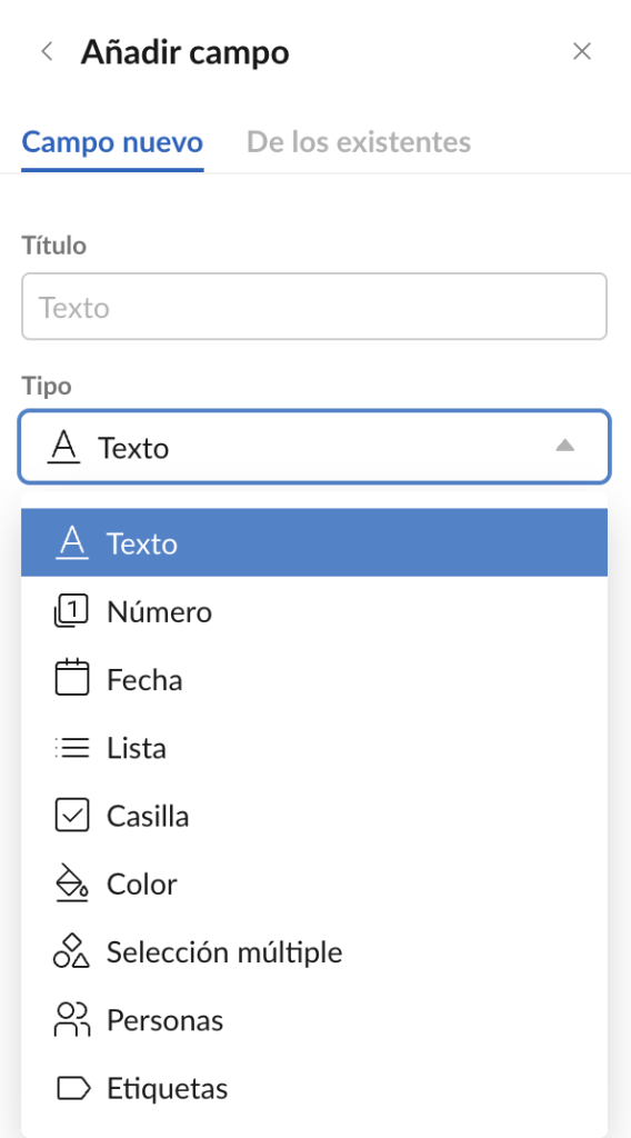 Cómo configurar su proyecto en GanttPRO: añadir campos personalizados