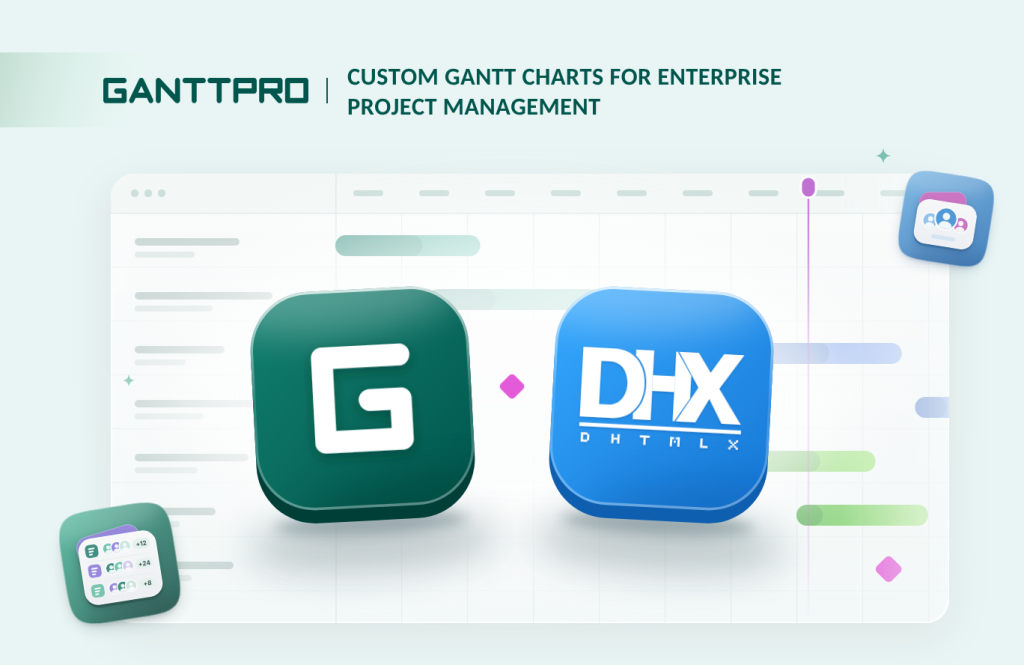 Managing enterprise projects with custom Gantt charts