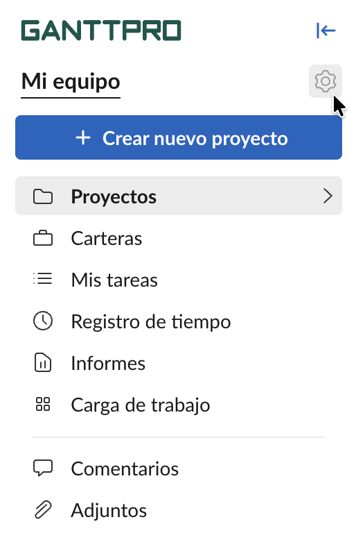 Cómo configurar su proyecto en GanttPRO: establecer el estado de un proyecto